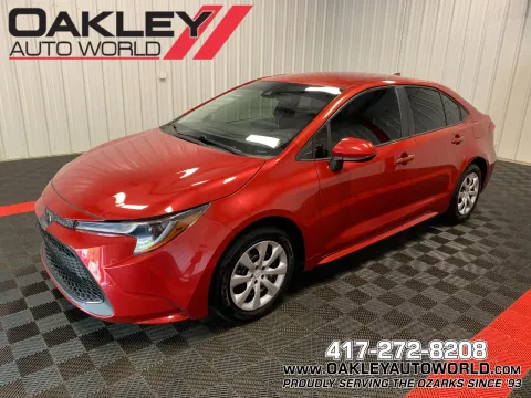 Red 2020 Toyota Corolla LE for sale in Branson West, MO