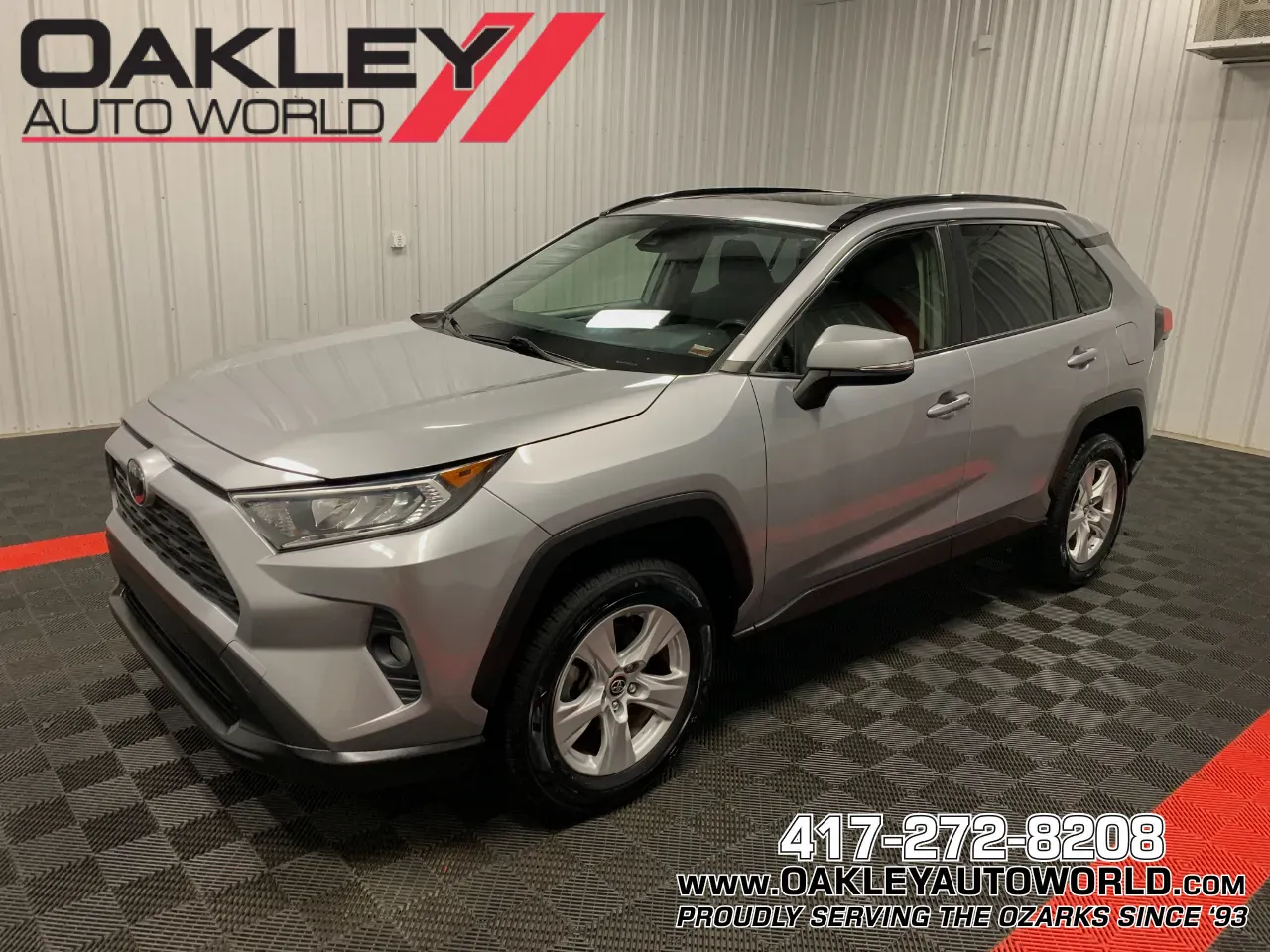 Silver 2019 Toyota RAV4 XLE for sale in Branson West, MO