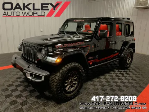 Black 2019 Jeep Wrangler Unlimited Rubicon for sale in Branson West, MO