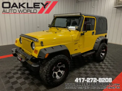 Yellow 2000 Jeep Wrangler Sport for sale in Branson West, MO