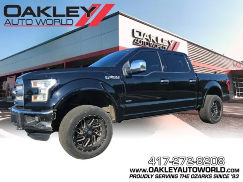 Black 2016 Ford F-150 Platinum for sale in Branson West, MO