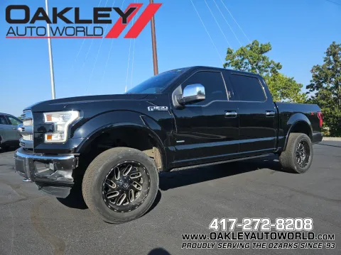 Black 2016 Ford F-150 Platinum for sale in Branson West, MO