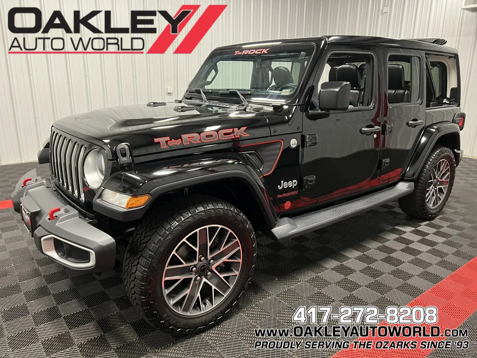 Black 2019 Jeep Wrangler Unlimited Sahara for sale in Branson West, MO