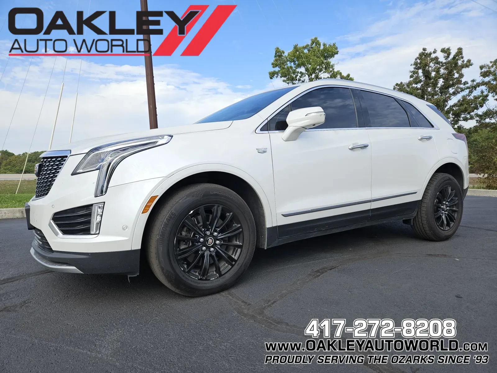 White 2021 Cadillac XT5 Premium Luxury for sale in Branson West, MO