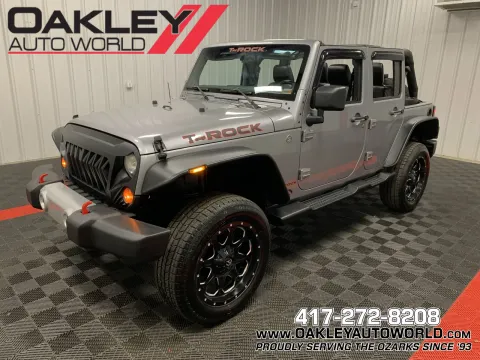 Silver 2013 Jeep Wrangler Unlimited Sahara for sale in Branson West, MO