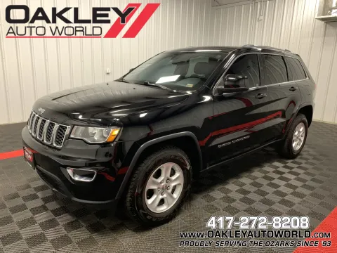 Black 2017 Jeep Grand Cherokee Laredo for sale in Branson West, MO