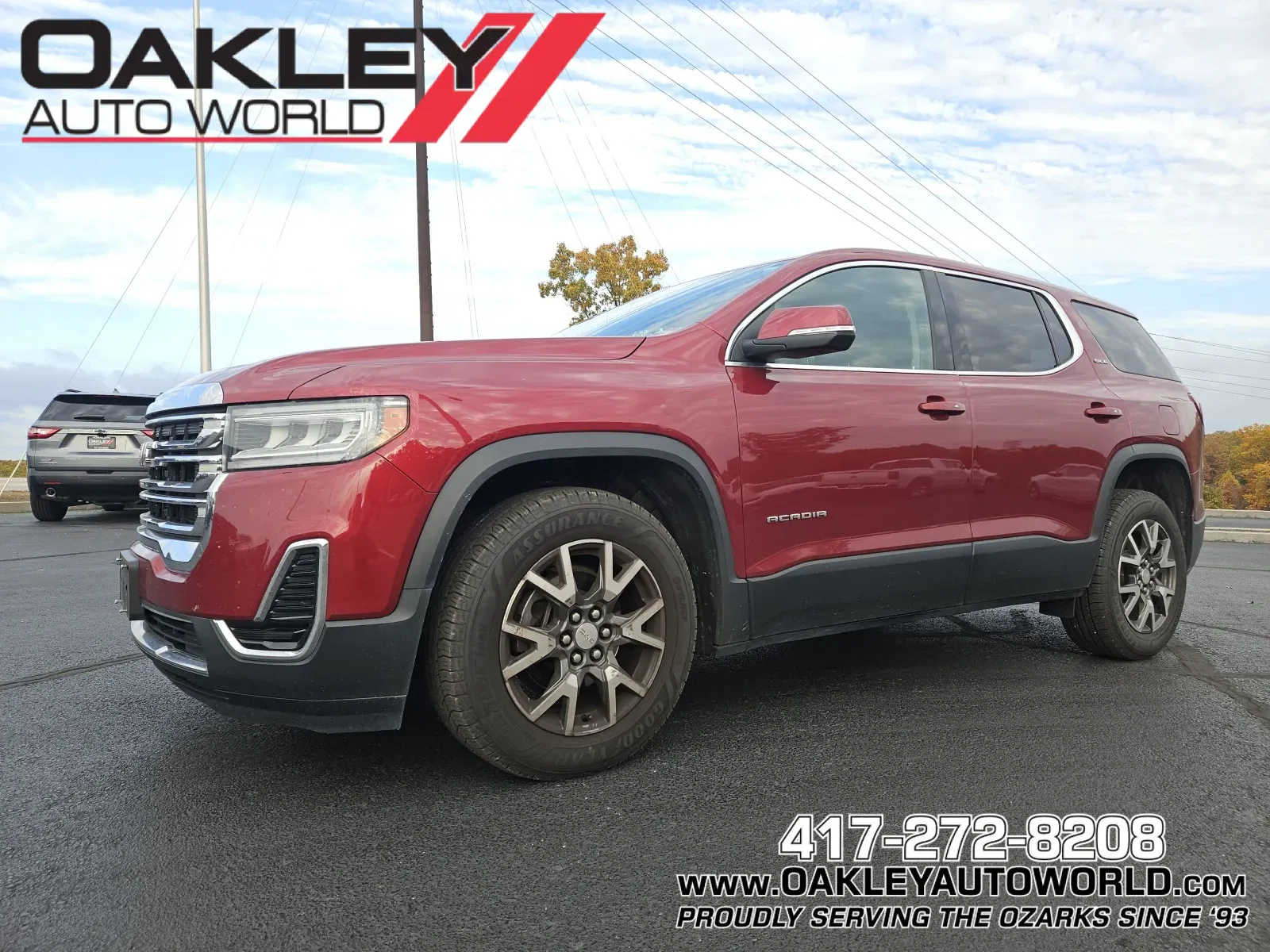 Red 2020 GMC Acadia SLE for sale in Branson West, MO