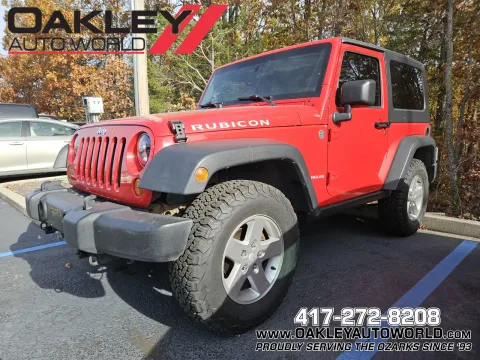 Red 2007 Jeep Wrangler Rubicon for sale in Branson West, MO