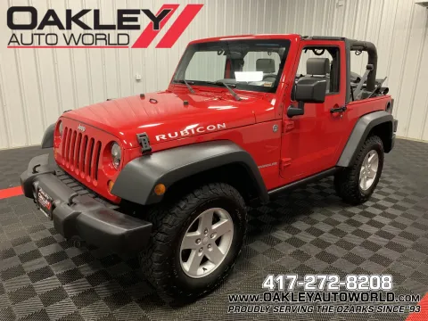 Red 2007 Jeep Wrangler Rubicon for sale in Branson West, MO