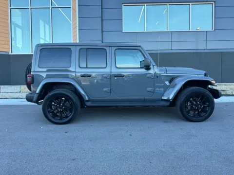 Photos of 2022 Jeep Wrangler Unlimited Sahara 4xe for sale in Platte City, MO at Airport Chrysler Dodge Jeep Ram