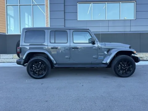 Photos of 2022 Jeep Wrangler Unlimited Sahara 4xe for sale in Platte City, MO at Airport Chrysler Dodge Jeep Ram