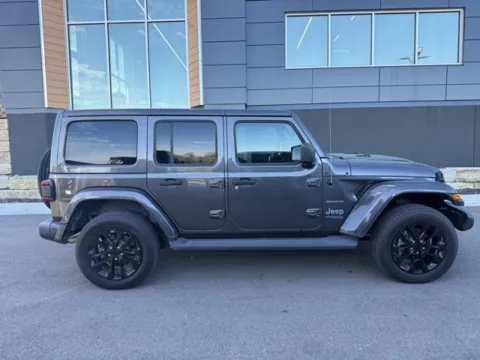 Photos of 2022 Jeep Wrangler Unlimited Sahara 4xe for sale in Platte City, MO at Airport Chrysler Dodge Jeep Ram