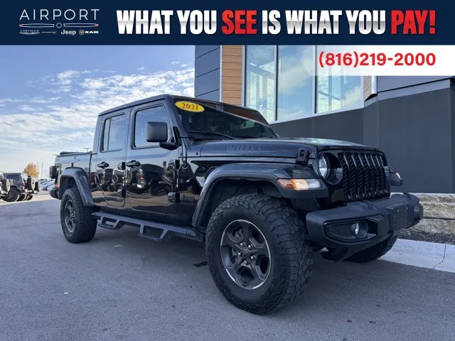 Black 2021 Jeep Gladiator Willys for sale in Platte City, MO