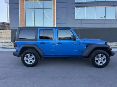 Photos of 2021 Jeep Wrangler Unlimited Sport S for sale in Platte City, MO at Airport Chrysler Dodge Jeep Ram