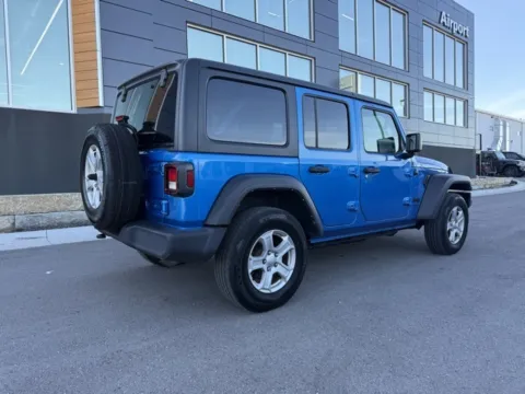 Another view of 2021 Jeep Wrangler Unlimited Sport S for sale in Platte City, MO at Airport Chrysler Dodge Jeep Ram