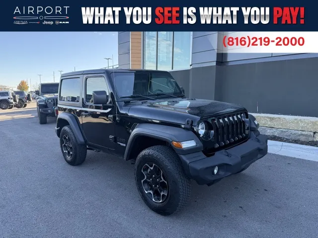 Black 2021 Jeep Wrangler Sport S for sale in Platte City, MO