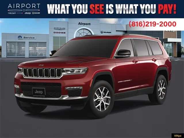 Red 2025 Jeep Grand Cherokee L Limited for sale in Platte City, MO