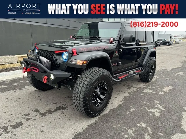 Black 2023 Jeep Wrangler Rubicon for sale in Platte City, MO