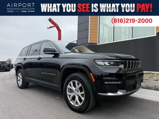 Used 2022 Jeep Grand Cherokee L Limited with VIN 1C4RJKBG2N8622344 for sale in Kansas City