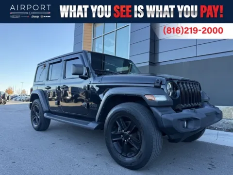 Black 2021 Jeep Wrangler Unlimited Sport Altitude for sale in Platte City, MO
