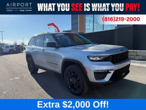 Silver 2025 Jeep Grand Cherokee Limited for sale in Platte City, MO