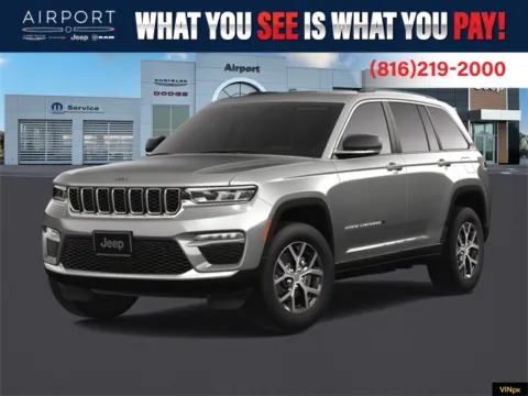 Silver 2025 Jeep Grand Cherokee Limited for sale in Platte City, MO