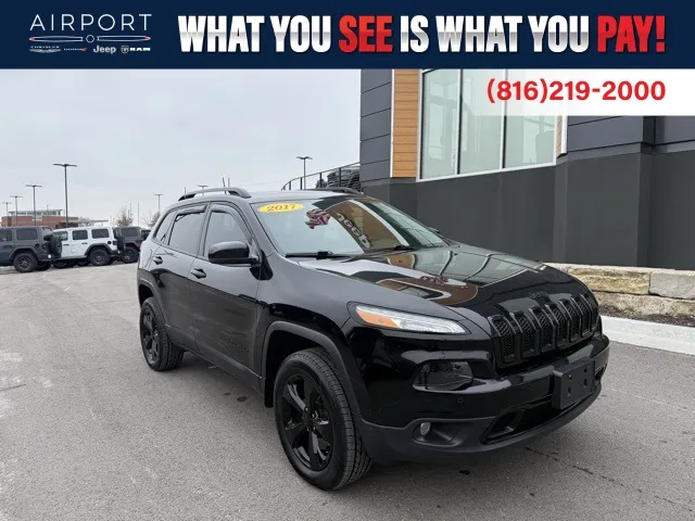Used 2017 Jeep Cherokee High Altitude with VIN 1C4PJMDS5HW614422 for sale in Kansas City