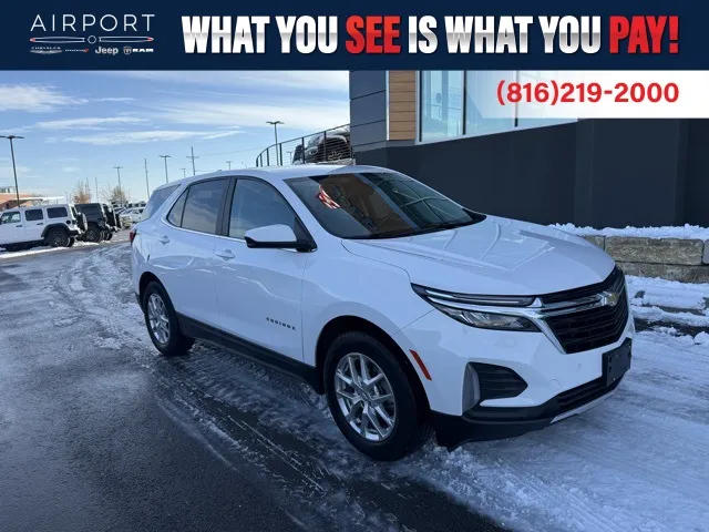 White 2022 Chevrolet Equinox LT for sale in Platte City, MO