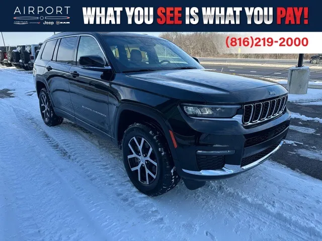 Black 2024 Jeep Grand Cherokee L Limited for sale in Platte City, MO