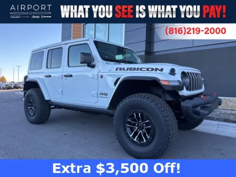 White 2026 Jeep Wrangler Rubicon X for sale in Platte City, MO