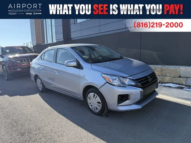 Gray 2024 Mitsubishi Mirage G4 ES for sale in Platte City, MO