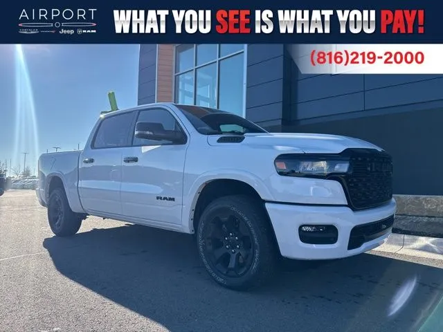 White 2026 Ram 1500 Big Horn/Lone Star for sale in Platte City, MO