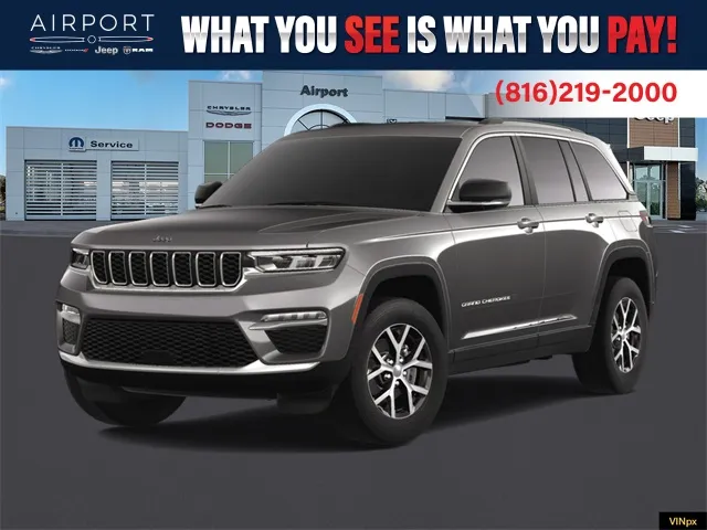 Gray 2025 Jeep Grand Cherokee Limited for sale in Platte City, MO