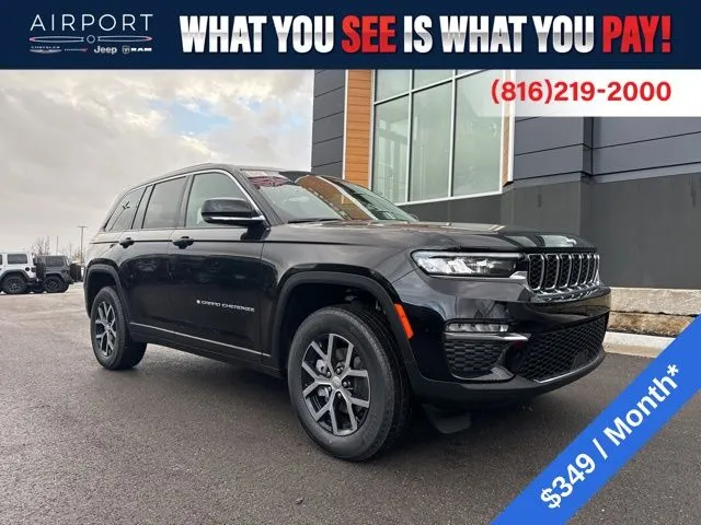 Black 2025 Jeep Grand Cherokee Limited for sale in Platte City, MO
