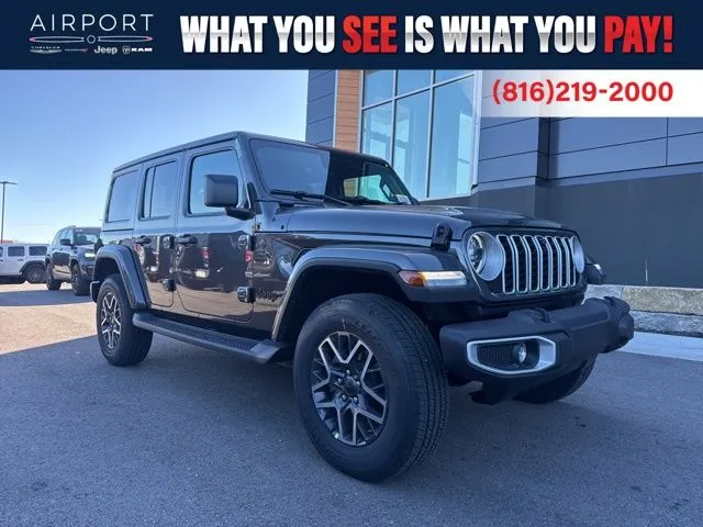 Gray 2026 Jeep Wrangler Sahara for sale in Platte City, MO