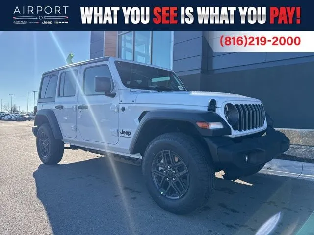 White 2026 Jeep Wrangler Sport S for sale in Platte City, MO