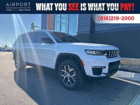White 2025 Jeep Grand Cherokee L Limited for sale in Platte City, MO
