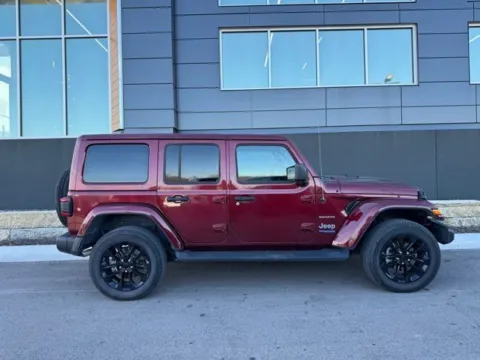 Photos of 2021 Jeep Wrangler Unlimited Sahara 4xe for sale in Platte City, MO at Airport Chrysler Dodge Jeep Ram