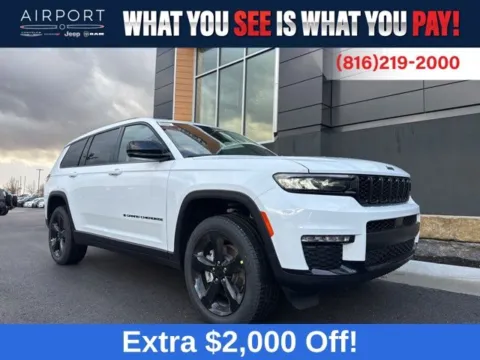 White 2025 Jeep Grand Cherokee L Limited for sale in Platte City, MO
