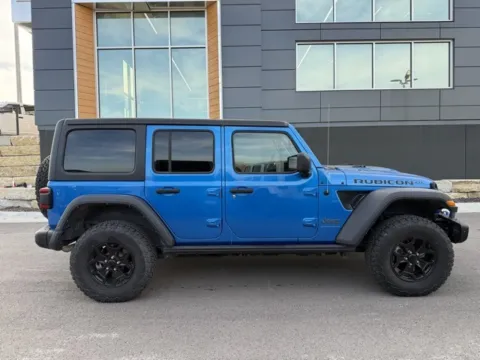 Photos of 2023 Jeep Wrangler Rubicon 20th Anniversary Edition 4xe for sale in Platte City, MO at Airport Chrysler Dodge Jeep Ram