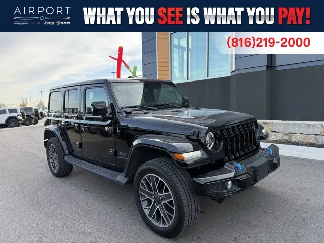 Used 2023 Jeep Wrangler 4xe High Altitude 4XE with VIN 1C4JJXP62PW684285 for sale in Kansas City