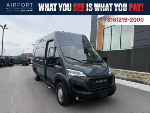 Blue 2024 Ram ProMaster 3500 EV Super High Roof for sale in Platte City, MO
