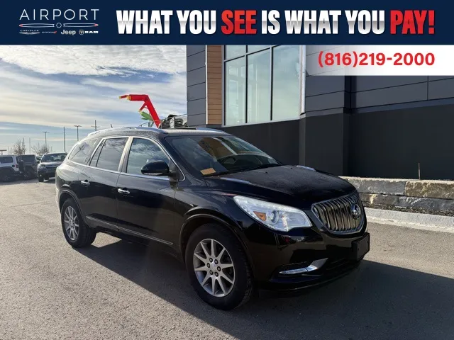 Used 2016 Buick Enclave Leather with VIN 5GAKVBKD1GJ296741 for sale in Kansas City