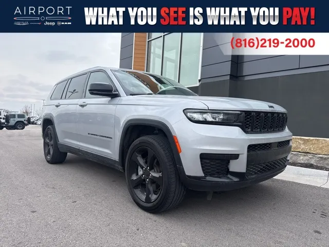 Silver 2023 Jeep Grand Cherokee L Altitude for sale in Platte City, MO