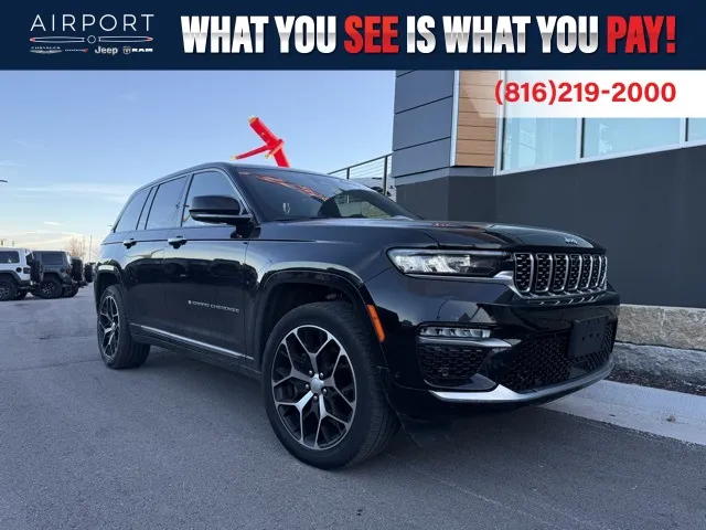 Used 2022 Jeep Grand Cherokee Summit Reserve with VIN 1C4RJHET9N8517344 for sale in Kansas City