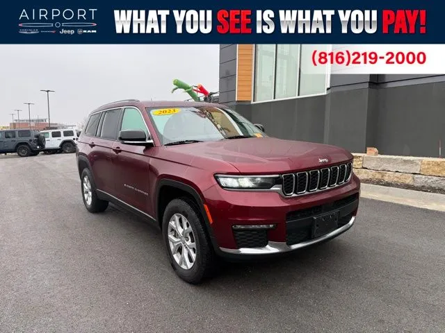 Used 2023 Jeep Grand Cherokee L Limited with VIN 1C4RJKBG2P8806704 for sale in Kansas City