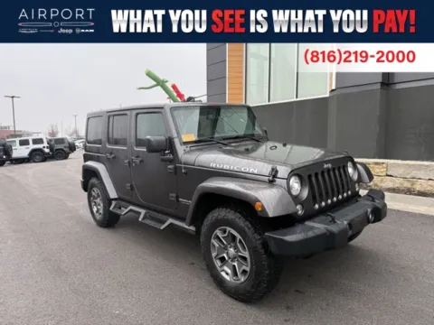 Gray 2018 Jeep Wrangler JK Unlimited Rubicon for sale in Platte City, MO