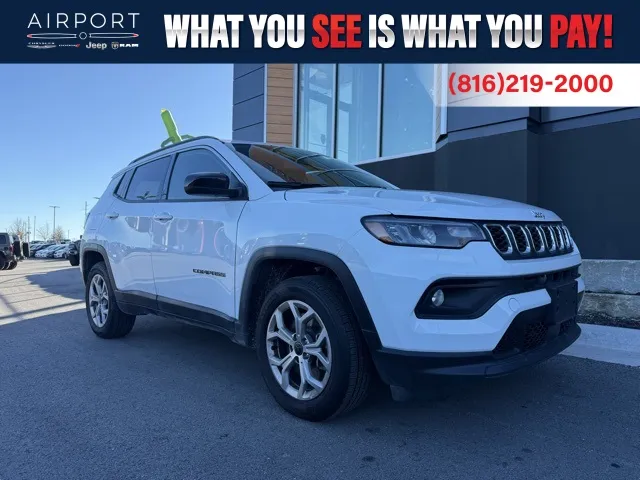 Used 2025 Jeep Compass Latitude with VIN 3C4NJDBN0ST576275 for sale in Kansas City