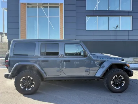 Photos of 2025 Jeep Wrangler Rubicon X 4xe for sale in Platte City, MO at Airport Chrysler Dodge Jeep Ram