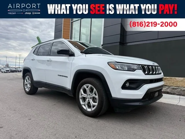 Used 2024 Jeep Compass Latitude with VIN 3C4NJDBN6RT152951 for sale in Kansas City